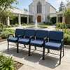 Church Seats : Interlocking Church Seat with Armrest thumb 4