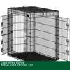 LASA Heavy-duty Foldable Metal Dog Cage 2 Doors... thumb 0