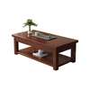 Coffee Table; Rectangle Wooden Red Coffee Table thumb 1