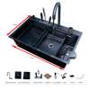 Black  Sink Double Bowl 750x450mm thumb 1