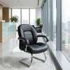 Office Chairs : Ergonomic Leather Guests Waiting Seat thumb 6