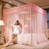 QUEEN KING SIZE LACE MOSQUITO NET CANOPY thumb 0