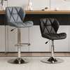 Barstools:Leather Adjustable Swivel Bar Stool In Sotik thumb 4