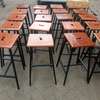 Wooden lab stool thumb 1