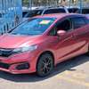 Honda Fit hybrid Maroon 2018 2wd thumb 8