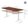 Height Adjustable electric standing desk thumb 6