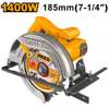 INGCO Circular saw 1400W (7" ) CS18538 thumb 1