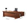Office Desk: 2.2m Office Desk With Horizontal Cabinet thumb 2