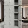 OFFICE CABINET: 12 Locker White Metal Cabinet thumb 0