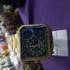 Vintage Gold-Tone Men's Watch Dual Analog Display thumb 2