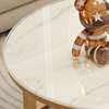 Coffee Tables: Home Office Marble Top Coffee Table thumb 3