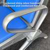 Reception Chair: 3-seater, Blue, Office & Waiting Room thumb 3