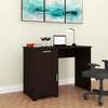 Office Desk: Matte Finish, Dark Wenge, Study Work Table thumb 2