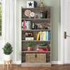 Wooden 5 Tier Rectangular Bookshelf thumb 8