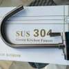 Stainless Steel Wall-Mount Kitchen Faucet High-Arc thumb 4