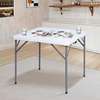 Foldable Table; Portable Plastic Foldable Table thumb 0