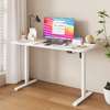 White Adjustable Standing Desk thumb 4