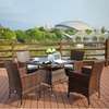 4-Seater Outdoor Rattan Dining Set thumb 5