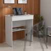 Office Desk: Table With 1 Drawer Organizer Shelf for Bedroom thumb 0
