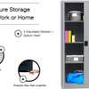 File Cabinet: Two Door Gray Filing Cabinet With Four Shelves thumb 2