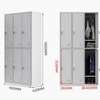 6 Locker Steel Storage Cabinet thumb 10