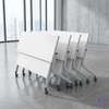 1.2m White Foldable Office Table thumb 3