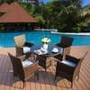 4-Seater Outdoor Rattan Dining Set thumb 0