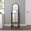 Metal Frame Swivel Dressing Mirror With Storage thumb 4