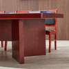 Office Table: 2.4m Mahogany Executive Office Table thumb 1