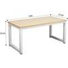 Computer Desk; Spacious Mdf Computer Office Desk thumb 1