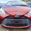 Toyota Vitz hybrid Jewela maroon 2018 thumb 0