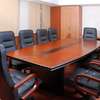 Executive 3-Meter Mahogany Meeting Table thumb 2