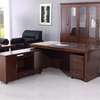 Office Desk; 160cm Mahogany Executive Work Desk thumb 2