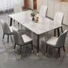 Marble Surface Dining Table Set thumb 0