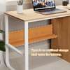 Office Desk 120x60cm; Industrial Design With Storage Shelves thumb 3