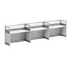 Cubic 3 Way Modern MDF Office Workstation Desk thumb 4