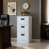 Office Cabinet :  3-Drawer Metallic Office Filing Cabinet thumb 2