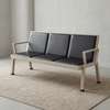 Leather Reception 3-Link Office Bench thumb 3