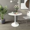 Dining Tables;White Round Eames Dining Table thumb 5