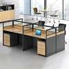 4-Way Modern Modular Office Workstation thumb 4