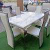 6-Seater Marble Imported Dining Set thumb 2