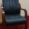 Office Chair; Premium Executive Chair Mahogany Detailing thumb 4