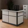 Reception Desk; 1600mm Wooden Office Reception Desk thumb 0