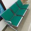 Reception Chair: 3-seater, Blue, Office & Waiting Room thumb 0