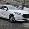 Mazda 2 White color fully loaded 2019 model. thumb 5