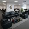 Office Sofa: Executive High Leather 5 Seater Sofa Set thumb 0