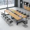240cm Wood Steel Fixed Frame Office Table thumb 1