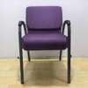 Conference Chair; Modern Steel Stackable Padded Church thumb 6