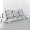 3 Seater Metallic Airport Bench thumb 0