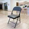 Office Chair: Ergonomic Folding Metal Outdoor Armless Chair thumb 0